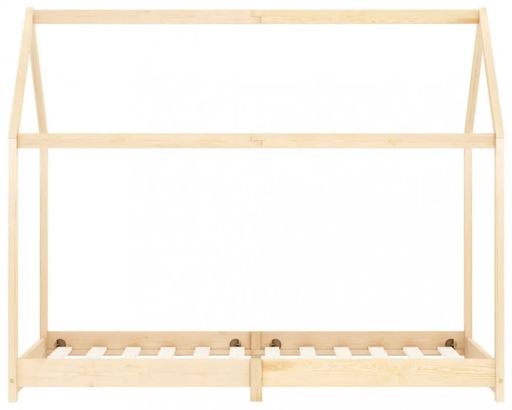 tömör fenyőfa gyerekágy-keret 90 x 200 cm