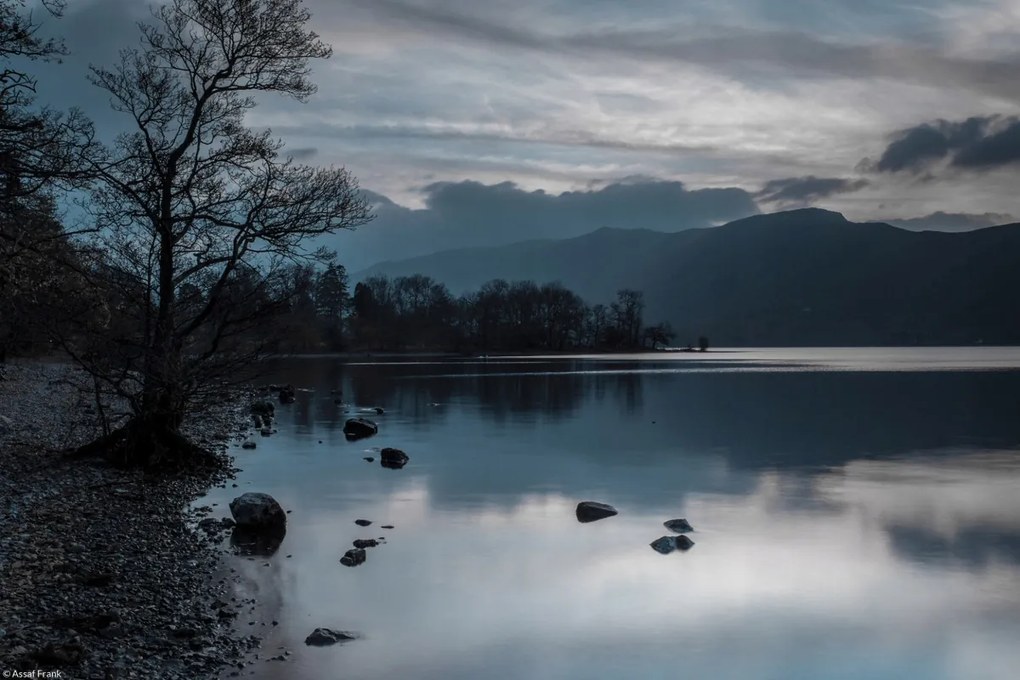 Poszter 30x20cm Csendes tó alkonyatkor, Assaf Frank