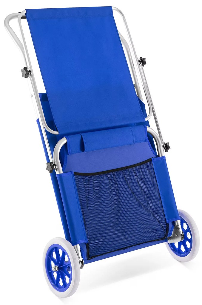 Deuba Kreta alumínium napozóágy - kék