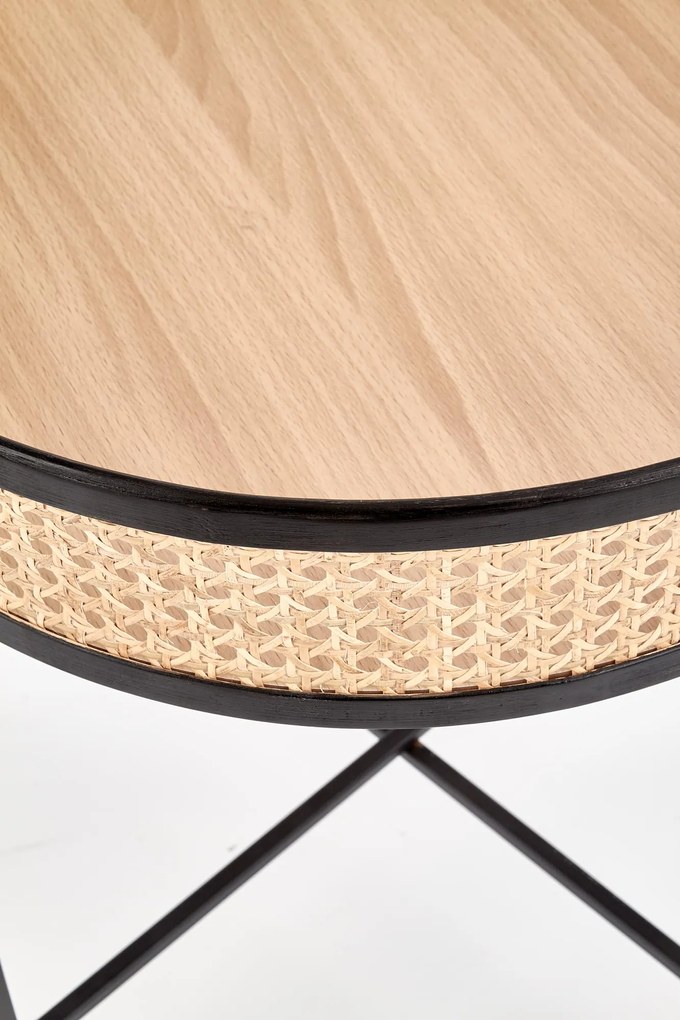 Rattan dohányzóasztal LANIPA 50x55 cm