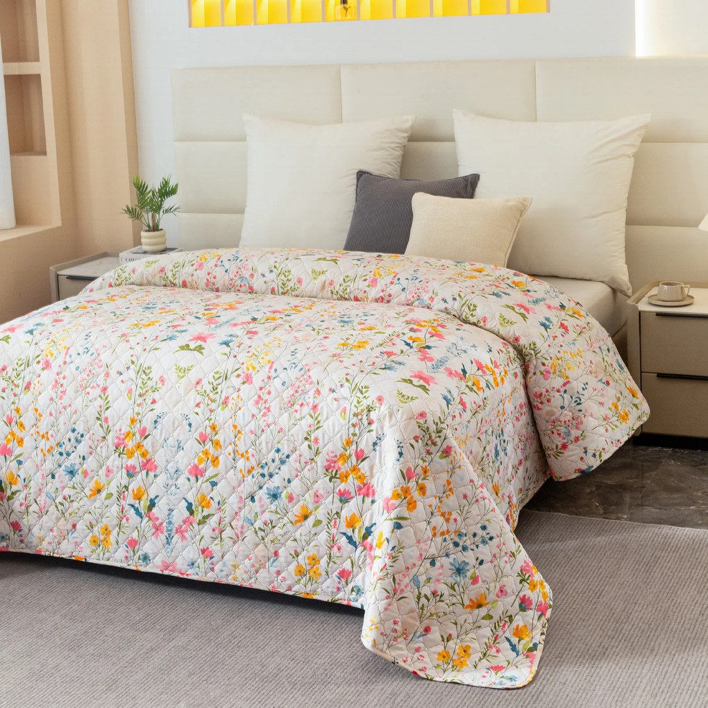 Ágytakaró MILLEFLEUR, színes kivitel Méret: 220 x 240 cm
