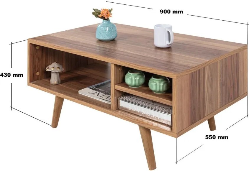 Venüs dohányzóasztal, 90 cm – TR707DWL1157