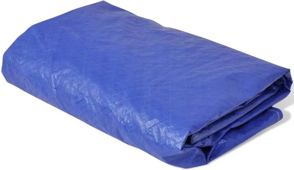 vidaXL 540 cm, 90 g/m² kör alakú PE medencetakaró