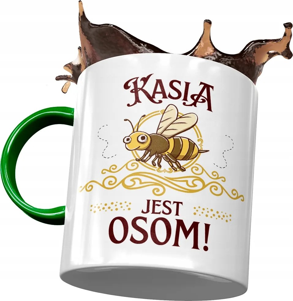 Zöld Bögre Katalin Feleség Ajándék Nyomtatott Fotóval