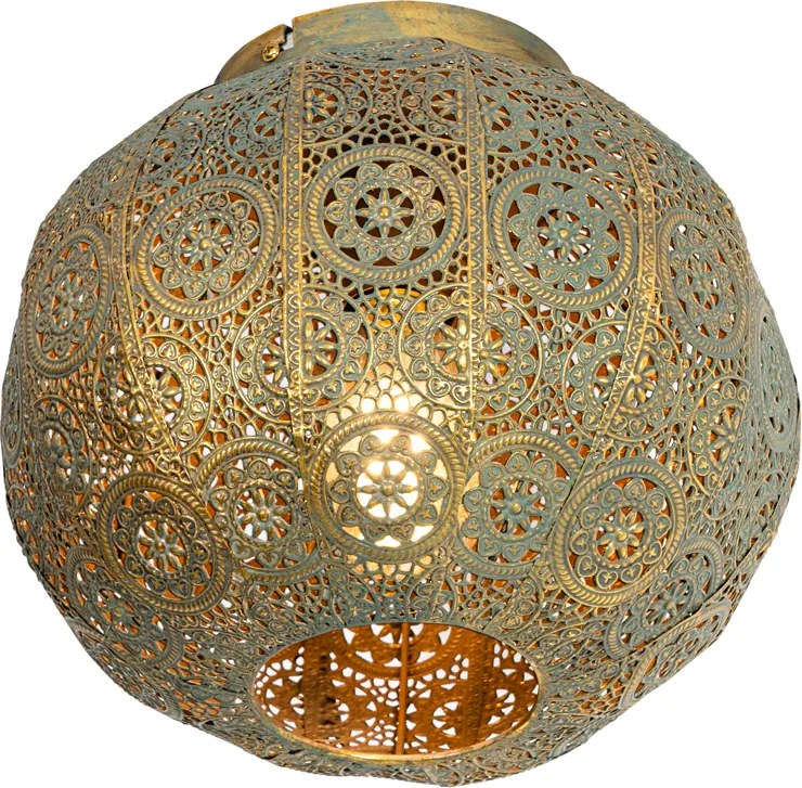 Okos mennyezeti lámpa arany zölddel 28,5 cm, WiFi A60-nal - Baloo