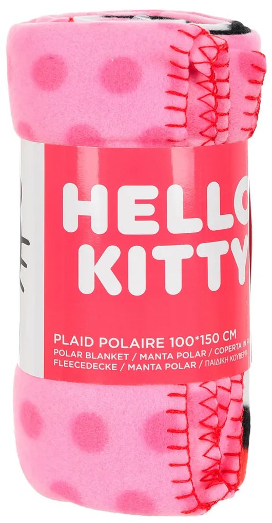 Hello Kitty Adorable polár takaró 100x150cm