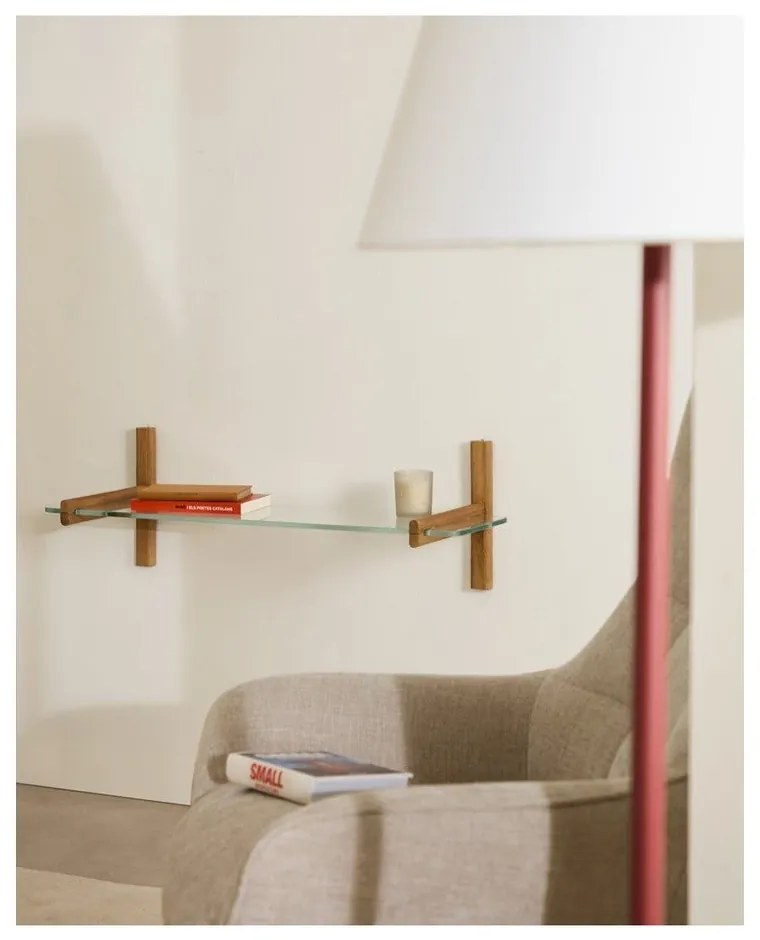 Üveg bútorelem - polc 90x10 cm Sitra – Kave Home