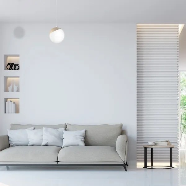 Csillár zsinóron SFERA WOOD 1xE14/40W/230V fehér