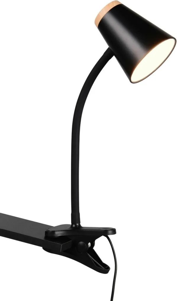 Trio PONGO R25831102 Asztali lámpa klipsszel 1x4.5w/led 3000k 500lm ip20