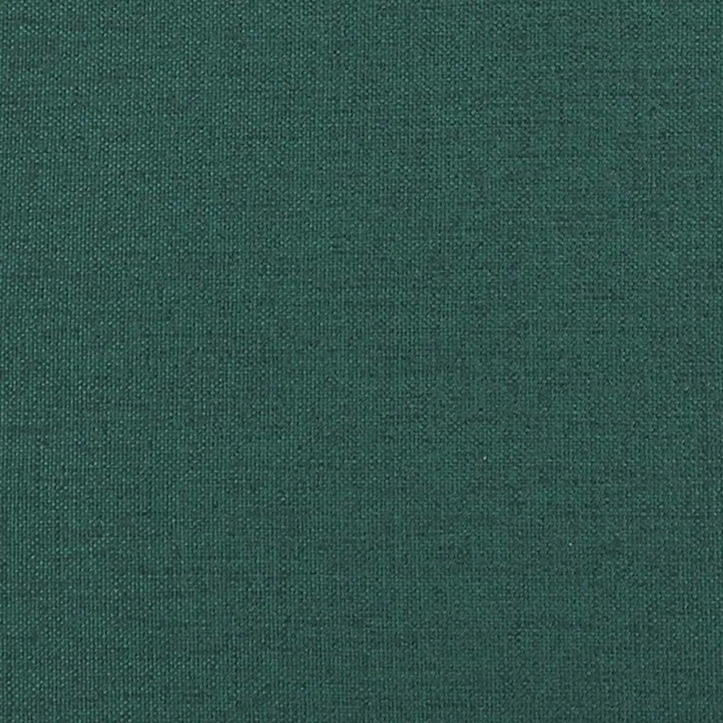 vidaXL forgatható íróasztali szék 54 x 58 x 90 cm Sötétzöld Szövet