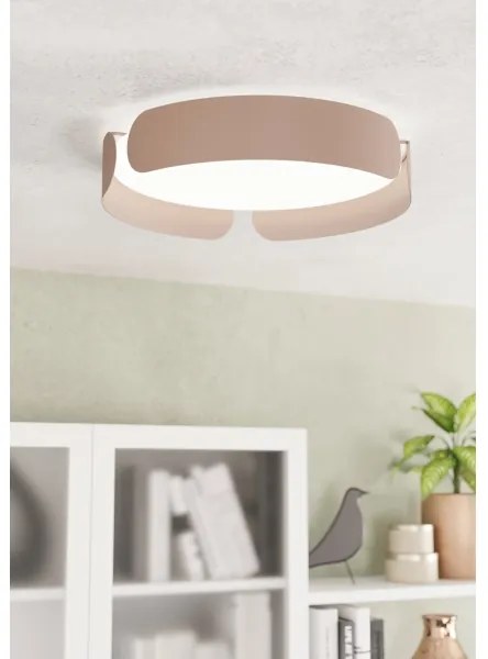 Eglo 99623 - LED mennyezeti lámpatest VALCASOTTO LED/20W/230V Ø 37 cm barna