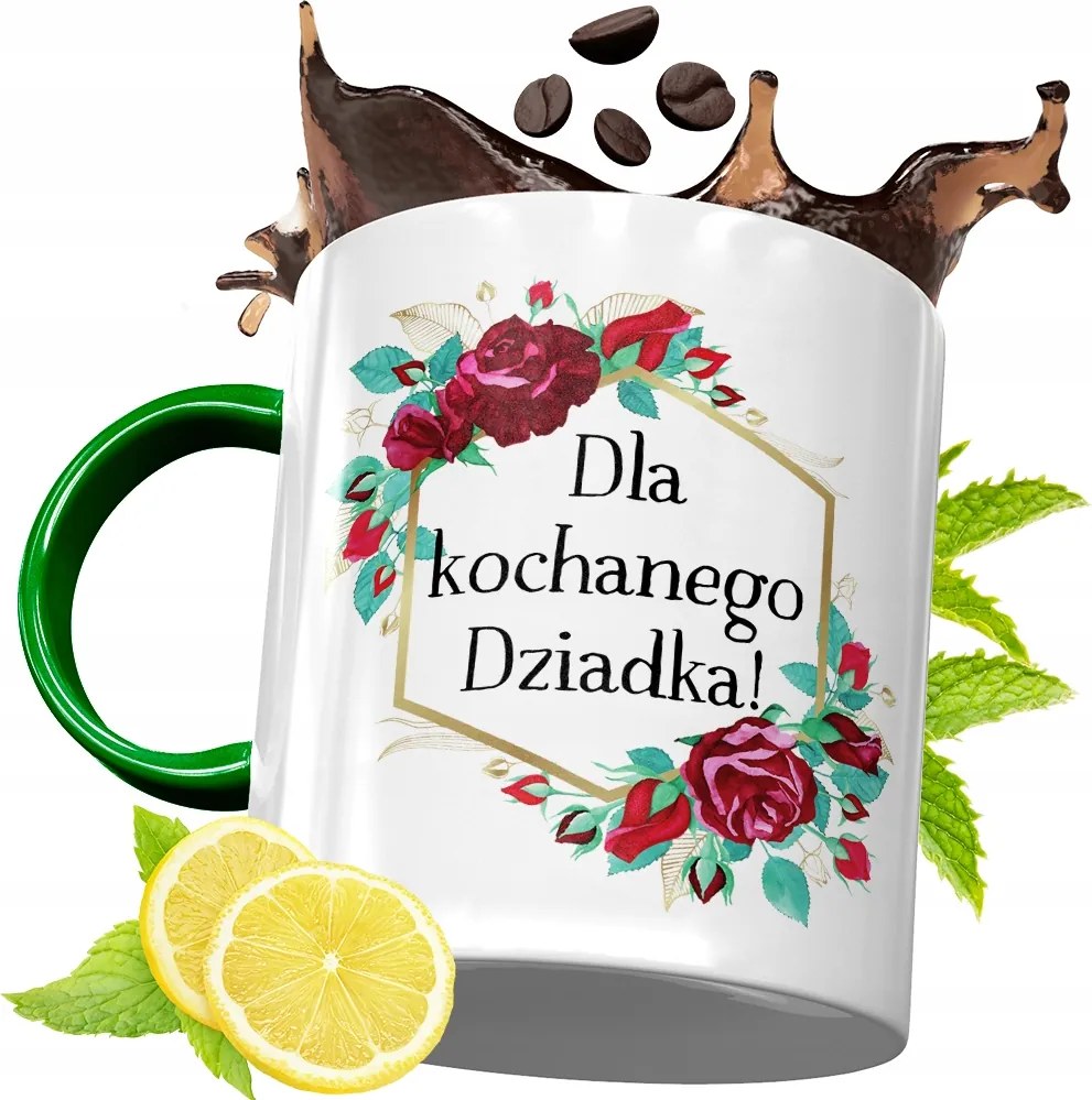 Zöld Bögre Nagypapának Születésnapi Ajándék fényképes nyomtatással