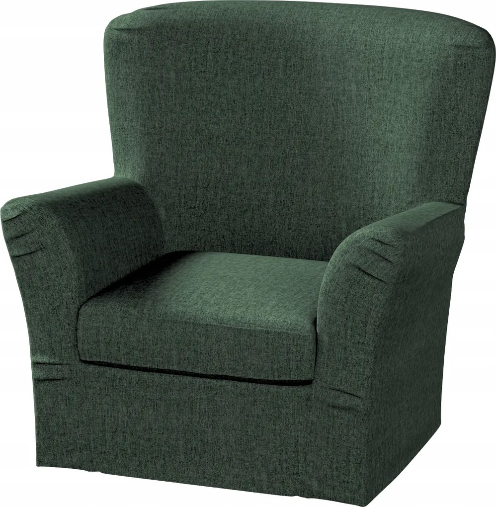 Dekoria Tomelilla magas fotelhuzat Ikea könyvjelzőkkel zöld