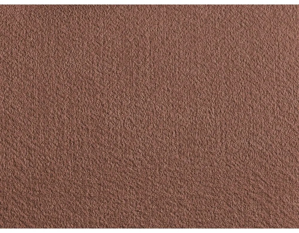 Narancssárga kárpitozott ágyneműtartós franciaágy ágyráccsal 160x200 cm Orlane – Bobochic Paris