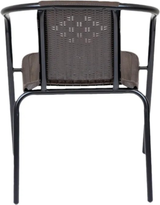 Napoli kerti szék barna