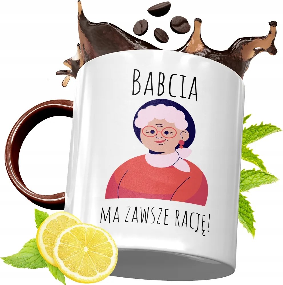 Bordó Bögre Nagymamáknak Születésnapi Ajándék fényképes nyomtatással