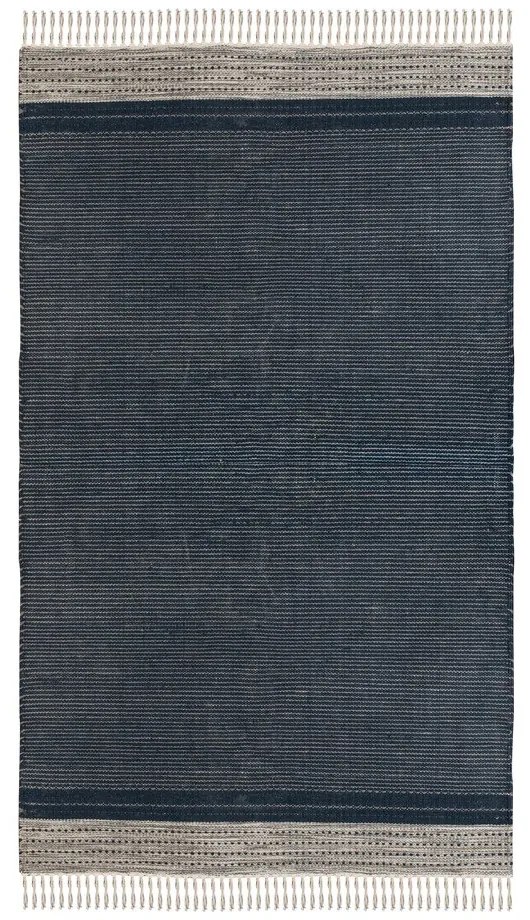 Civil sötétkék kétoldalas kültéri szőnyeg újrahasznosított műanyagból, 120 x 180 cm - Green Decore