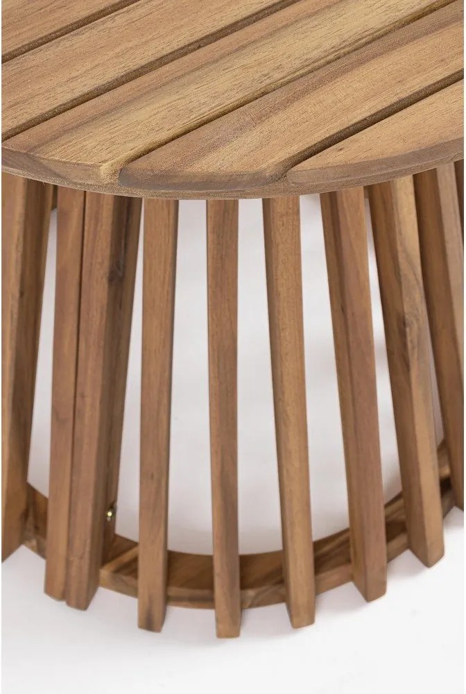 Akácfa kerek kerti kisasztal ø 50 cm Rodano – Bizzotto