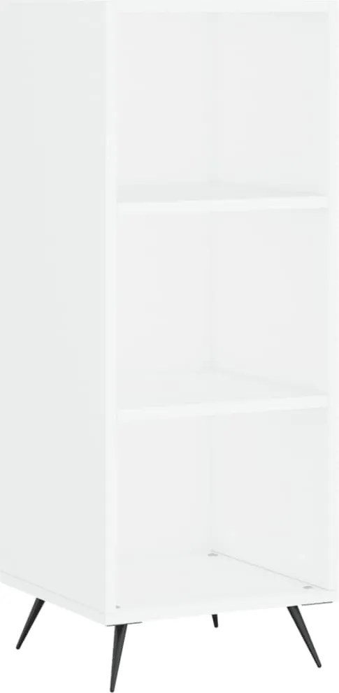vidaXL fehér szerelt fa polcos szekrény 34,5 x 32,5 x 90 cm
