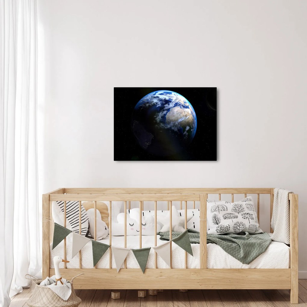 Föld és a Hold képe (70x50 cm)