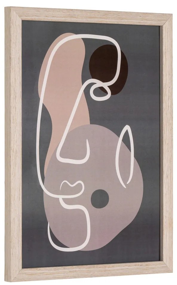 Madison falikép szett, natúr, 3 db