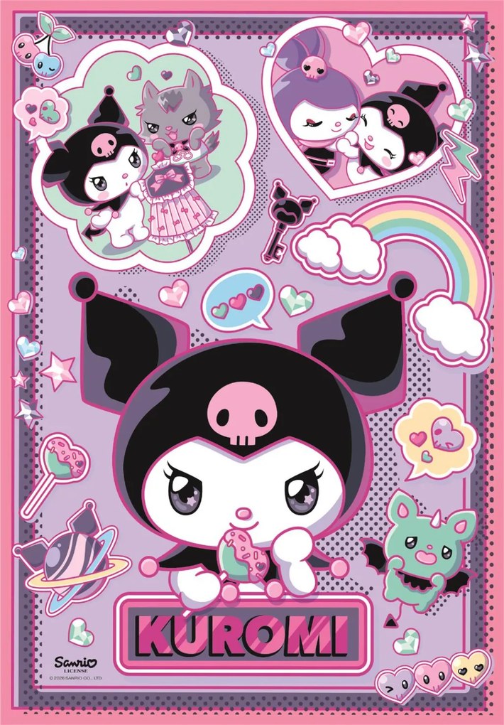 Hello Kitty Rebel Kawaii 1000 db-os Compact puzzle Clementoni