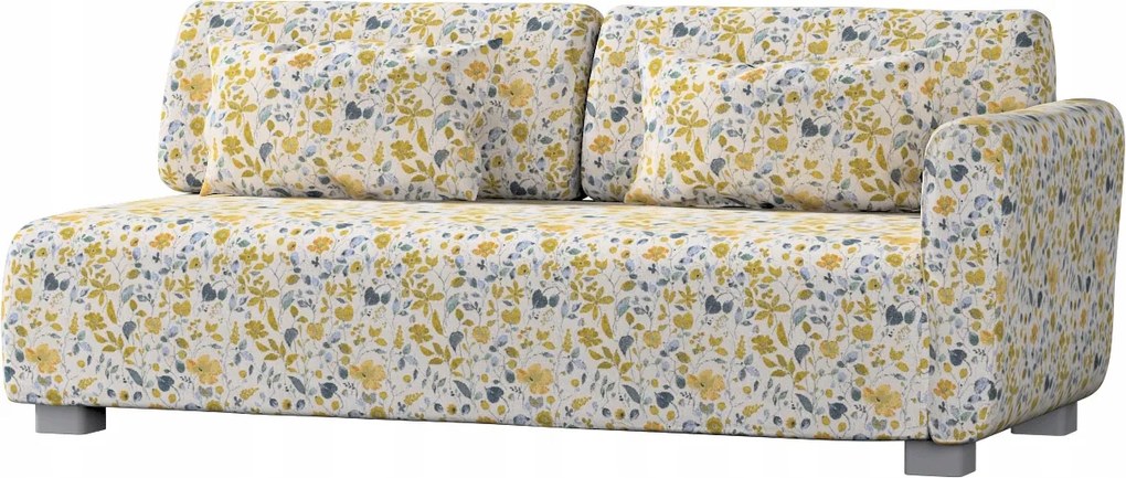 Mysinge Ikea 2 személyes egykaros kanapé huzat sárga-kék