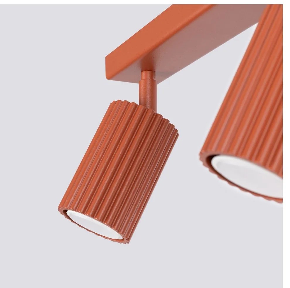 Téglavörös spotlámpa 6,5x45 cm Gleam – Sollux