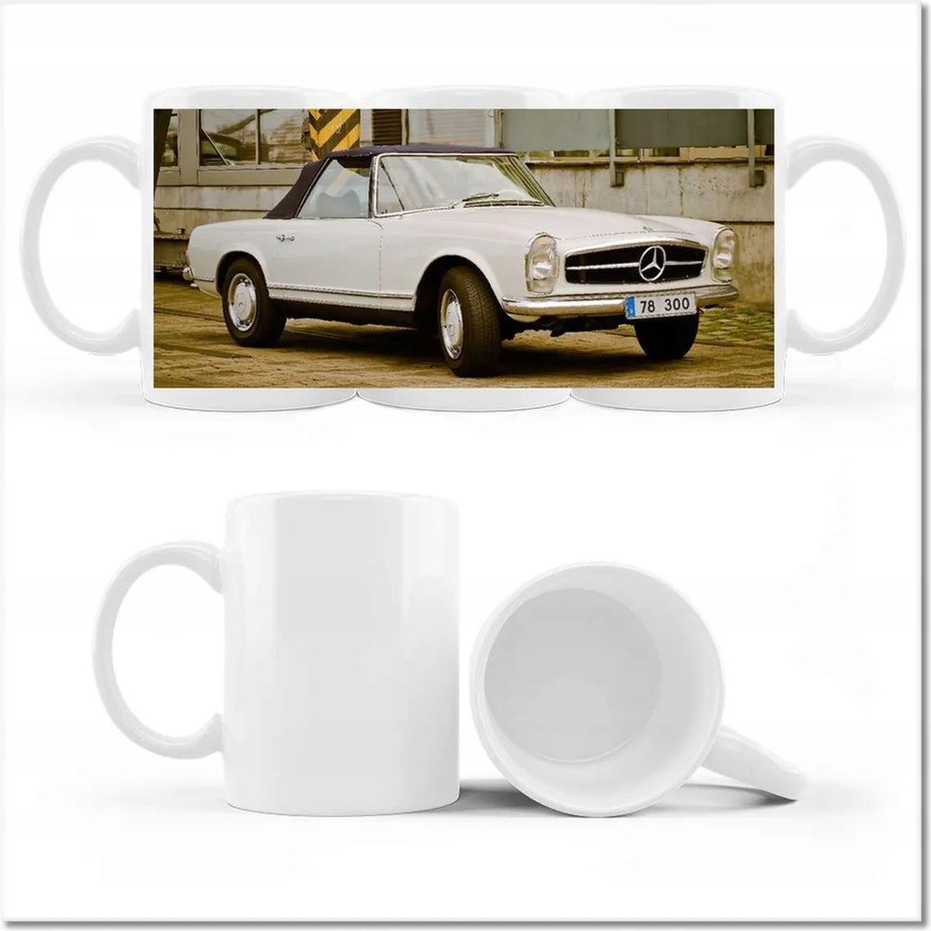 Fotó bögre Mercedes kabrió