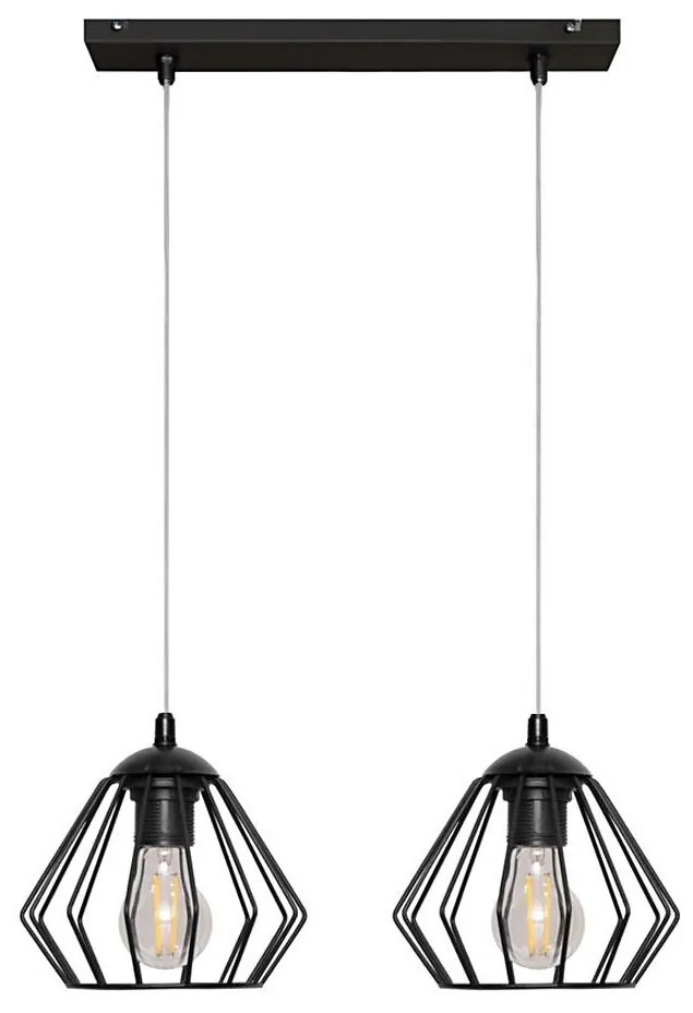 Csillár zsinóron AGAT 2xE27/15W/230V