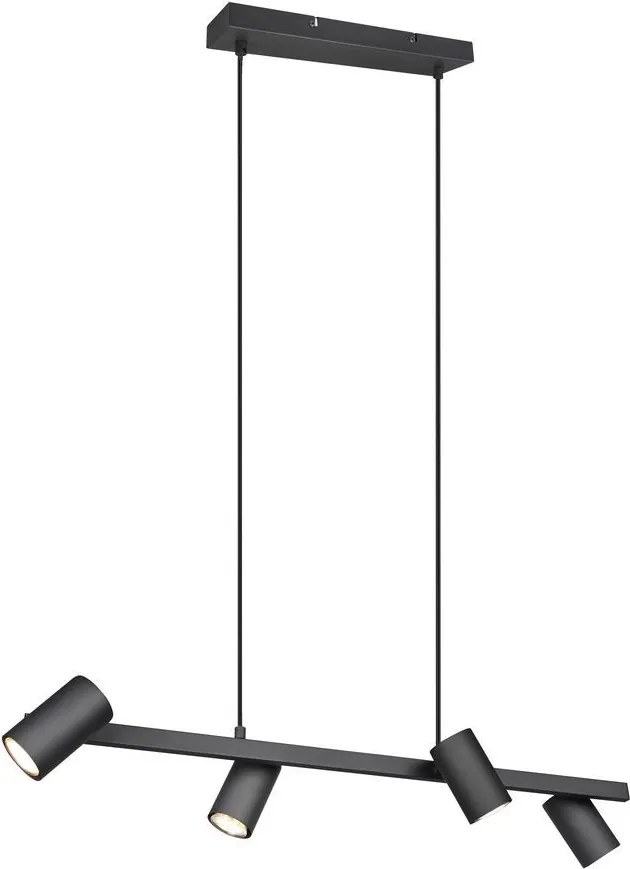 TRIO 302400432 MARLEY Modern Függesztett Lámpa Fekete GU10 IP20