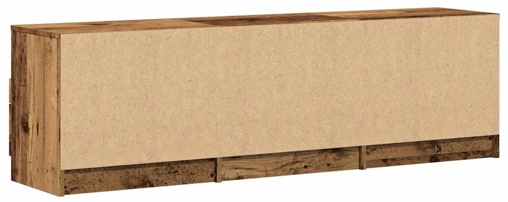 TV szekrény Régi fa 150x33,5x45 cm Gépelt fa