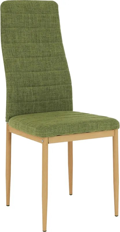 Szék, zöld szövet/bükk, COLETA NOVA