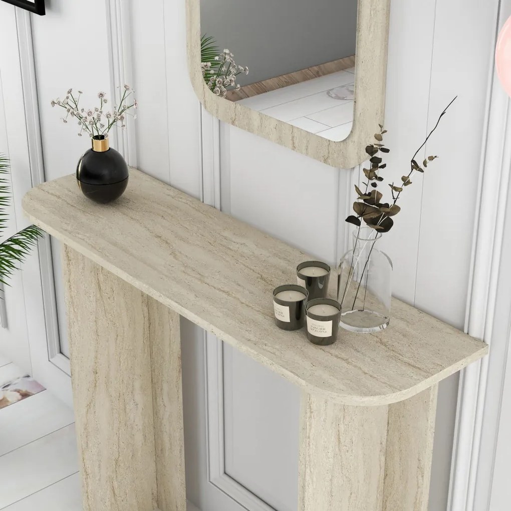 Modena Mirror - Travertine