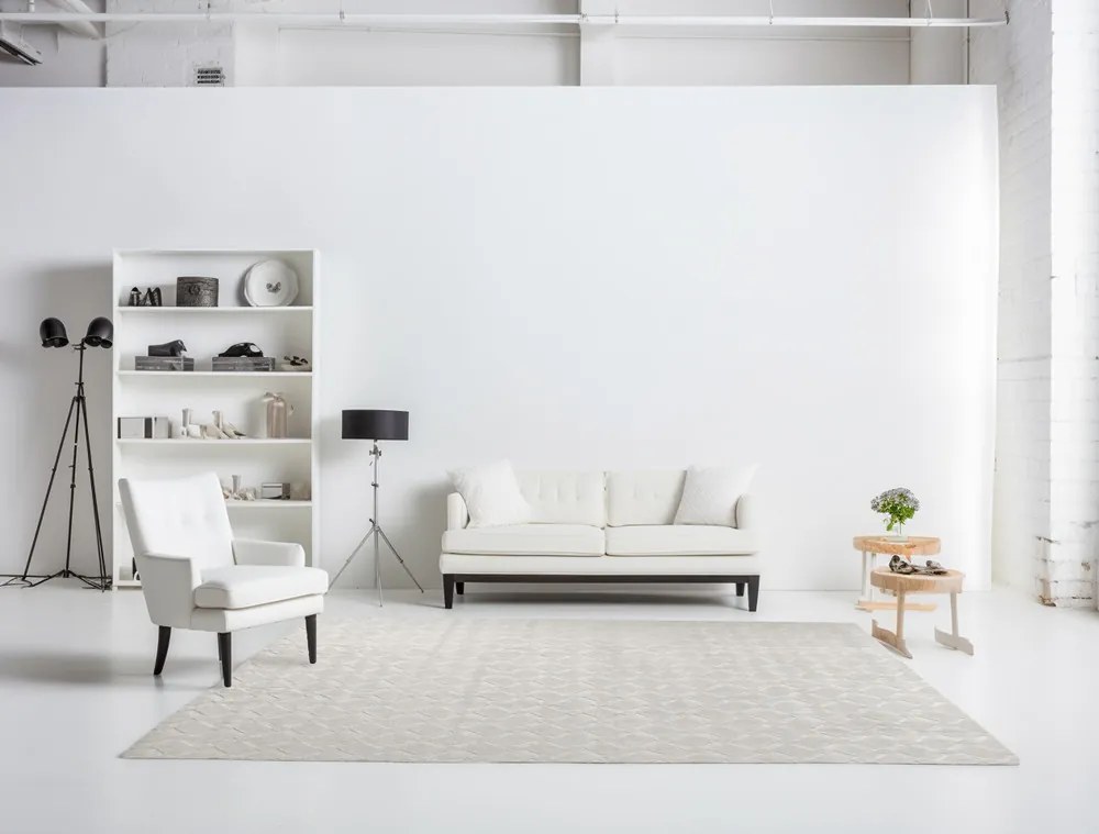 Bergamo krém shaggy szőnyeg 240x330 cm