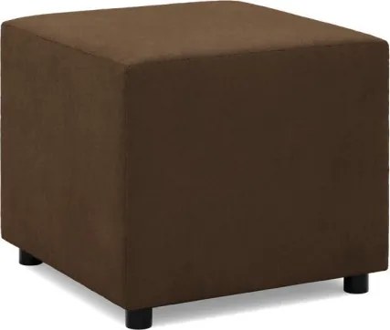 Zeus puff, szövet anyag, 50x50, barna