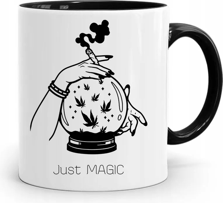 Dohányosoknak 420 Cbd Bögre Fekete Ajándék fényképes nyomtatással