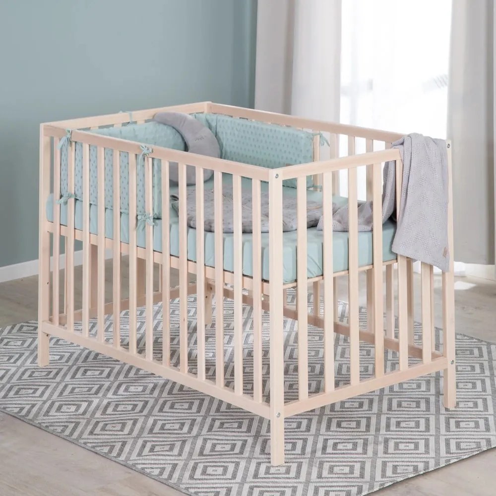 Natúr színű babaágy 60x120 cm Cosi – Roba