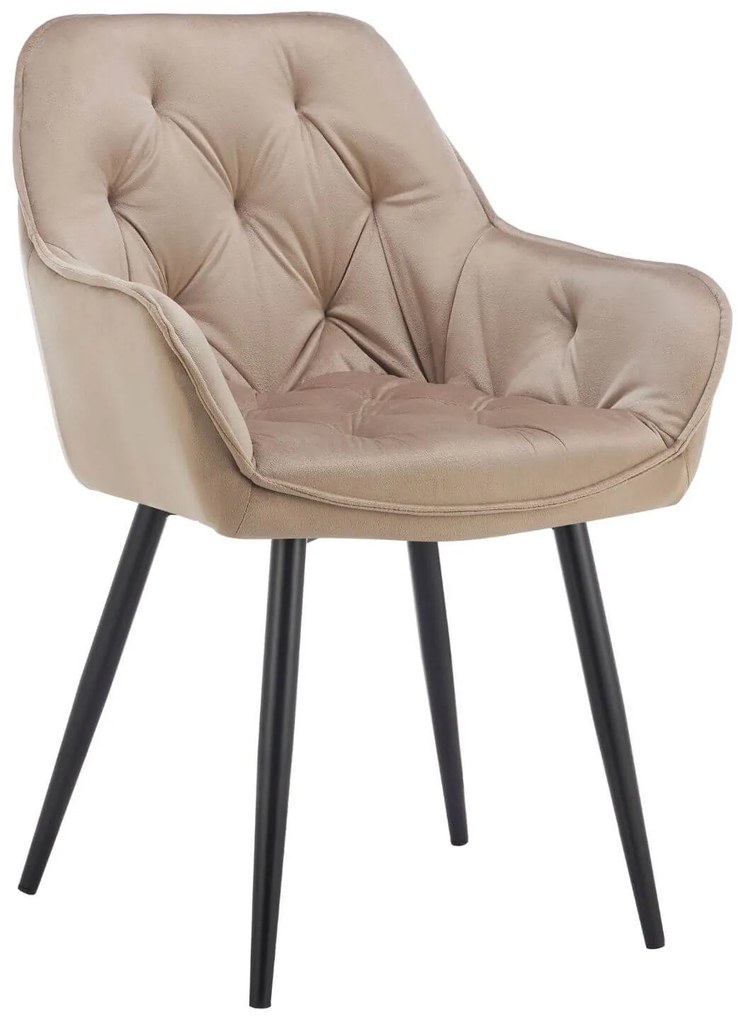 Barnásszürke bársony szék, 85 cm