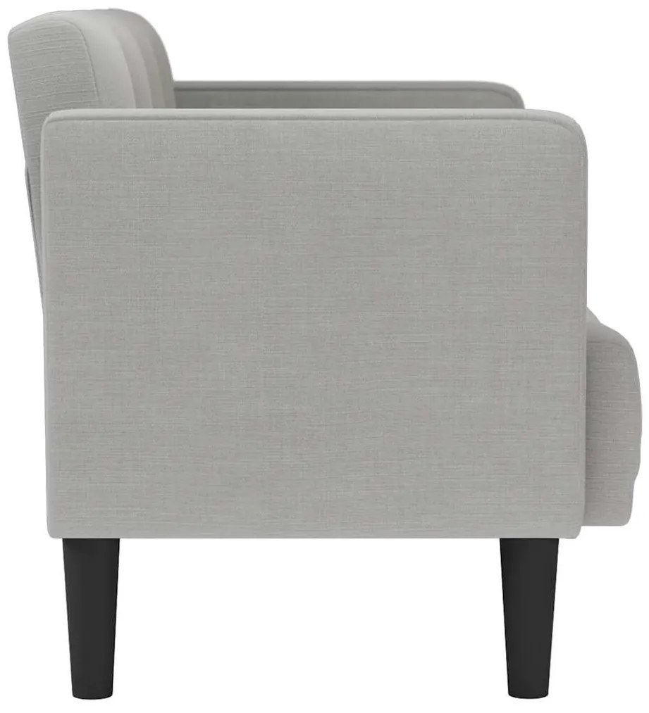 vidaXL felhőszürke szövet loveseat kanapé 111 cm