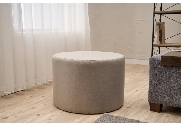 RABO puff, Ø 58 cm, bézs