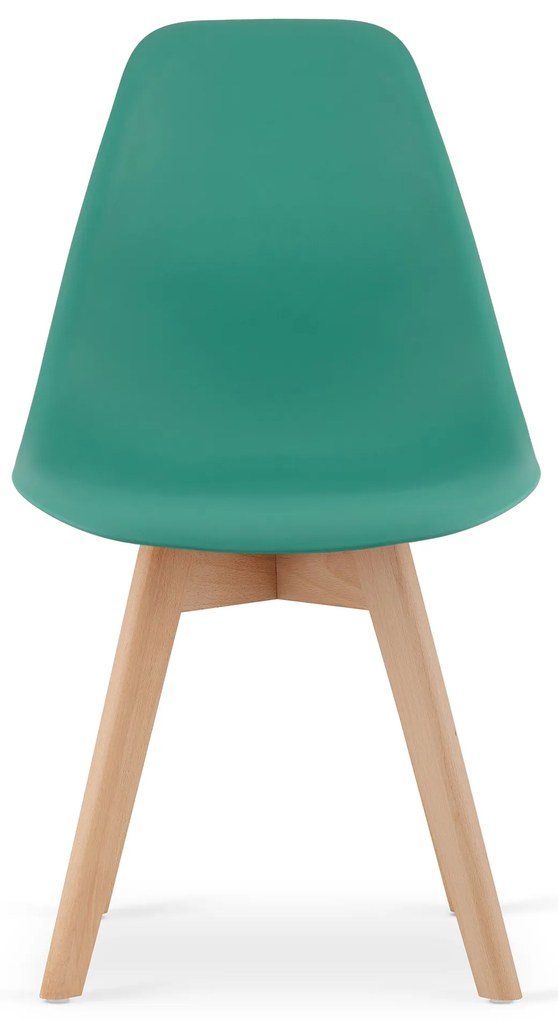 Zöld KITO szék bükkfa lábakkal