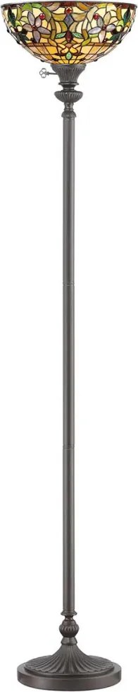 Quoizel KAMI QZ-KAMI-UL Tiffany Állólámpa 1x60W/E27