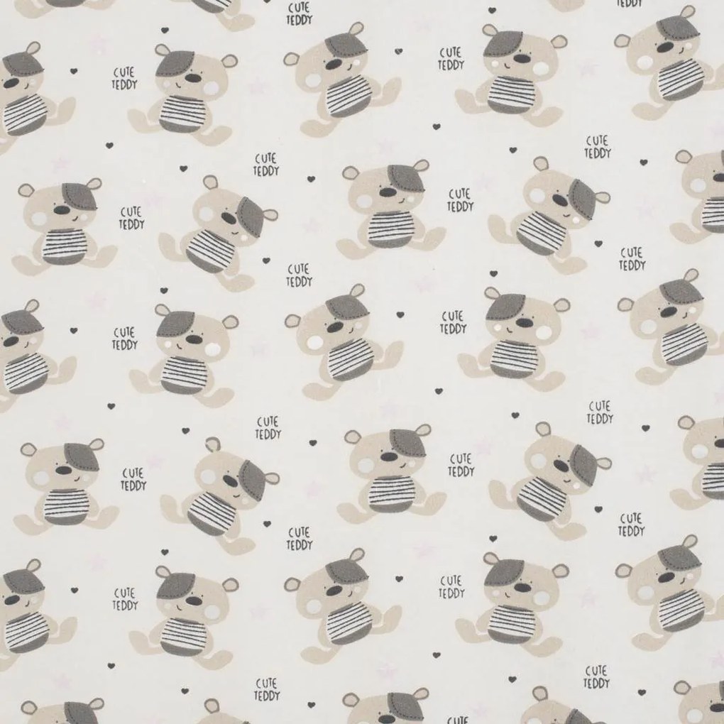 Gyerek habszivacs matrac New Baby BASIC 120x60x5 cm TEDDY BEAR