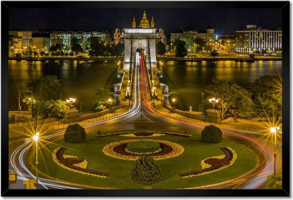 Poszterek keretben 60x40 Lánchíd Tájkép