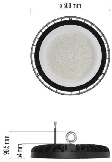 LED Nagy teherbírású Függeszték High Bay LED/225W/230V 4000K IP65