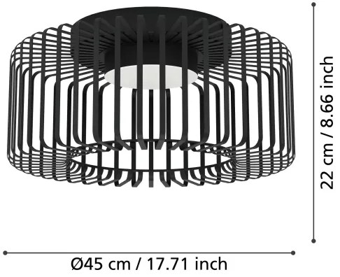 Eglo 900722 - LED RGBW Dimmelhető mennyezeti lámpa GINESTRONE-Z LED/22W/230V