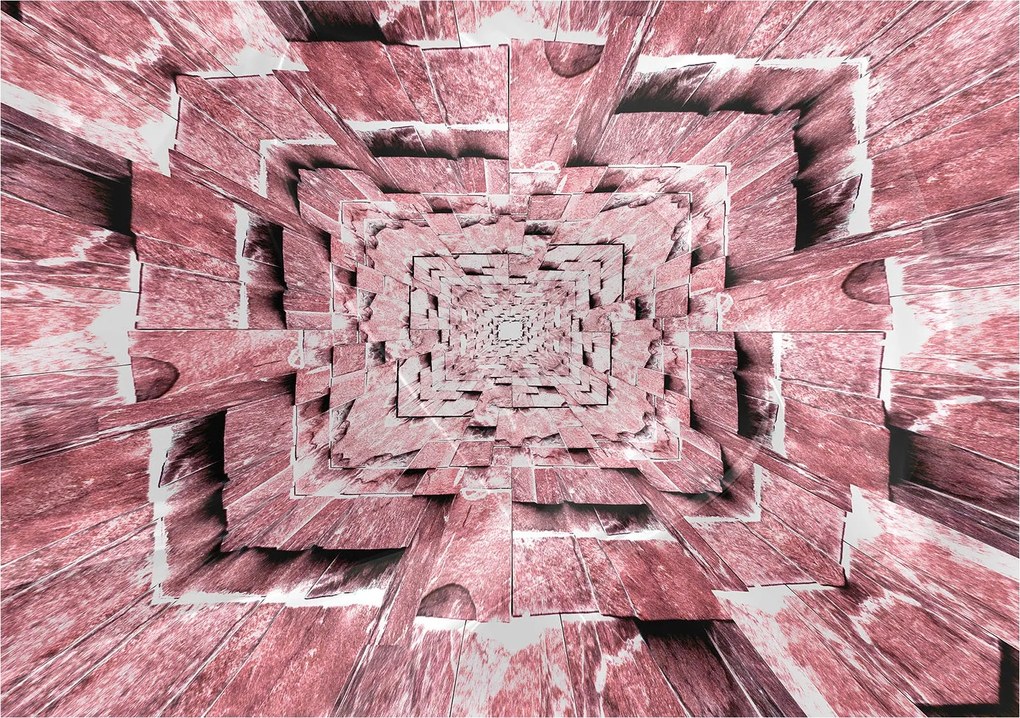 Fotótapéta Alagút Fa Perspektíva Szimmetria Illúzió 300x210 +ragasztó