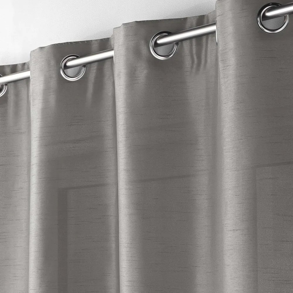 Sötétszürke szatén függöny 140x240 cm Shana – douceur d'intérieur