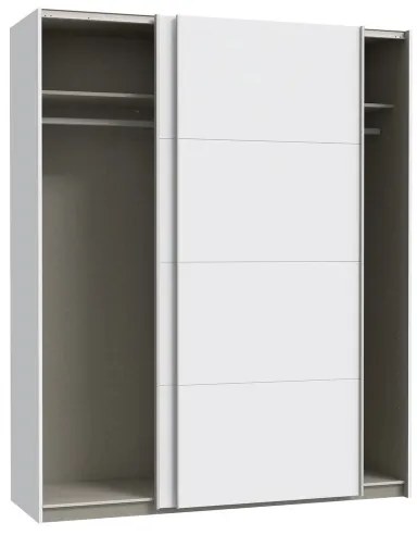 KARO gardróbszekrény 170x210 cm fehér